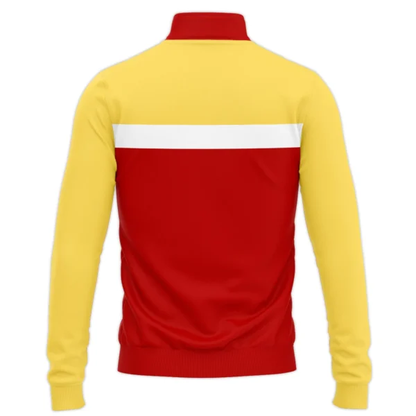Gold Coast SUNS Australian Football League Exclusive Logo Quarter Zip Sweatshirt HOAFL140525A01GCFCQTZ - Image 2