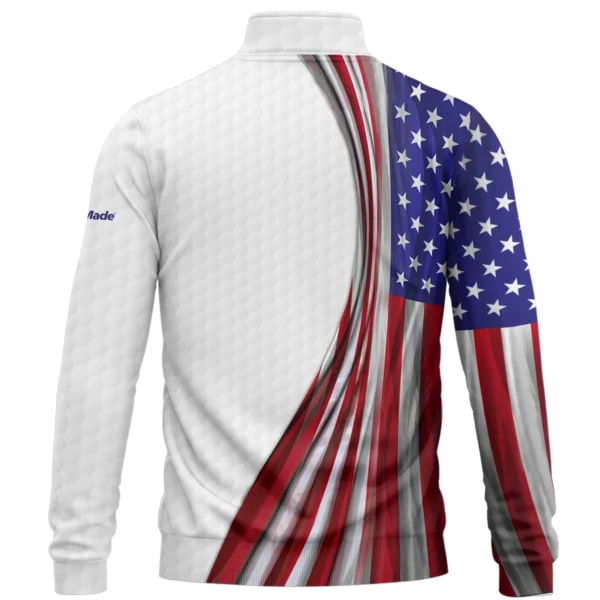 TaylorMade 125th U.S. Open Exclusive Logo Quarter-Zip Sweatshirt QTUSG110625A2TM-QTZ - Image 3