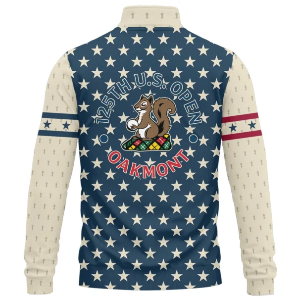 Callaway 125th U.S. Open Exclusive Logo Quarter-Zip Sweatshirt QTUSG120625A2CLW-QTZ - Image 3