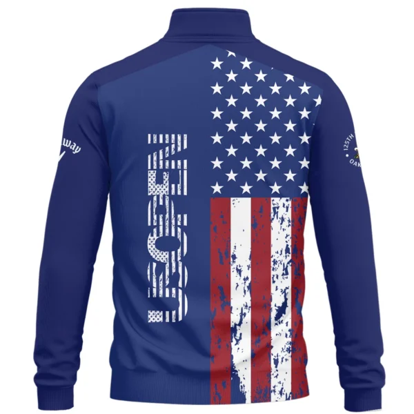 Callaway 125th U.S. Open Exclusive Logo Quarter-Zip Sweatshirt QTUSG120625A3CLW-QTZ - Image 3
