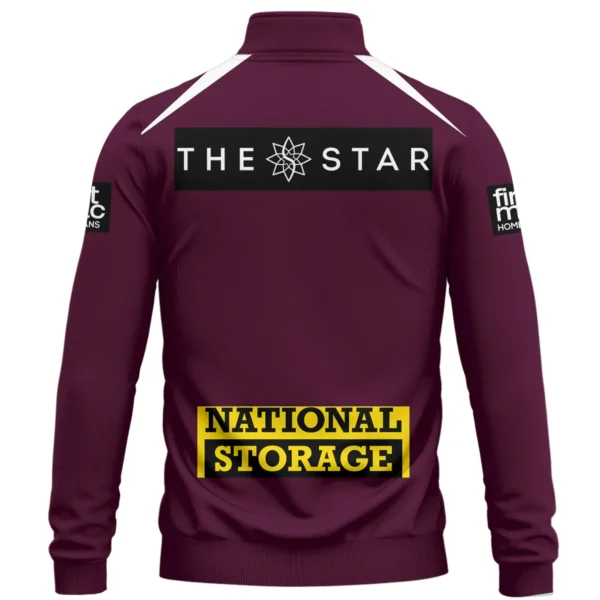 Brisbane Broncos NRL Exclusive Logo Quarter-Zip Sweatshirt QTVA050625NRL01BRI-QTZ - Image 3