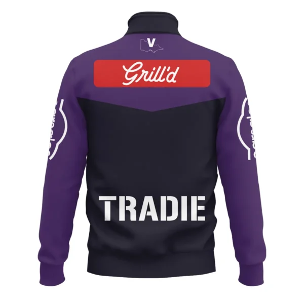 Melbourne Storm NRL Exclusive Logo Quarter-Zip Sweatshirt QTVA050625NRL01MEL-QTZ - Image 3