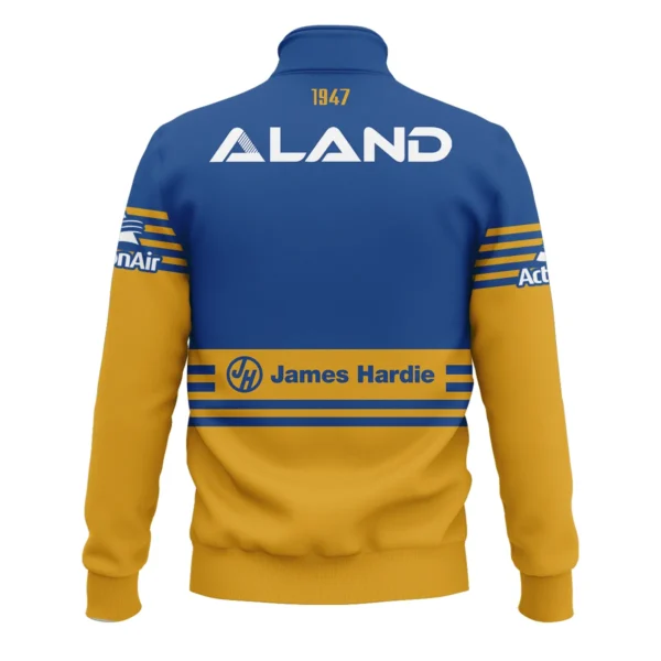 Parramatta Eels NRL Exclusive Logo Quarter-Zip Sweatshirt QTVA050625NRL01PAR-QTZ - Image 3
