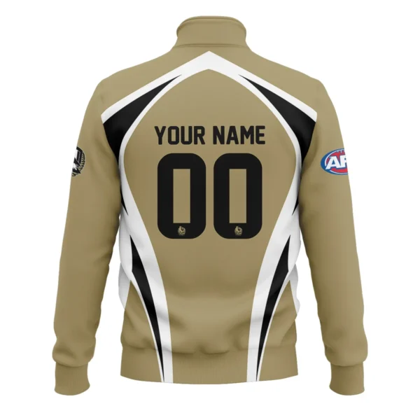 Collingwood Magpies AFL Exclusive Logo Quarter-Zip Sweatshirt QTVA250625AFL03COLL-QTZ - Image 3