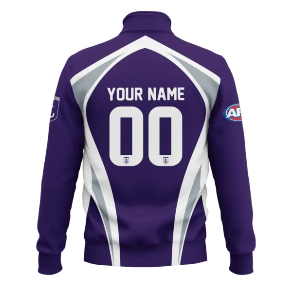 Fremantle Dockers AFL Exclusive Logo Quarter-Zip Sweatshirt QTVA250625AFL03FRE-QTZ - Image 3