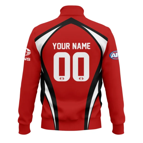 Gold Coast SUNS AFL Exclusive Logo Quarter-Zip Sweatshirt QTVA250625AFL03GCFC-QTZ - Image 3