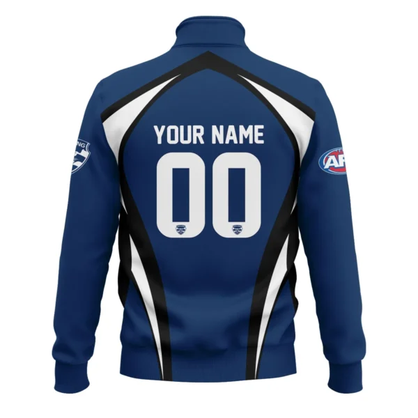 Geelong Cats AFL Exclusive Logo Quarter-Zip Sweatshirt QTVA250625AFL03GEEL-QTZ - Image 3
