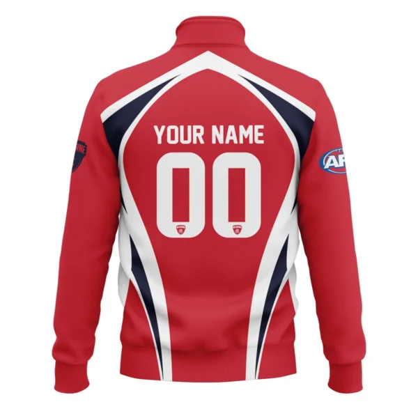 Melbourne Demons AFL Exclusive Logo Quarter-Zip Sweatshirt QTVA250625AFL03MELB-QTZ - Image 3