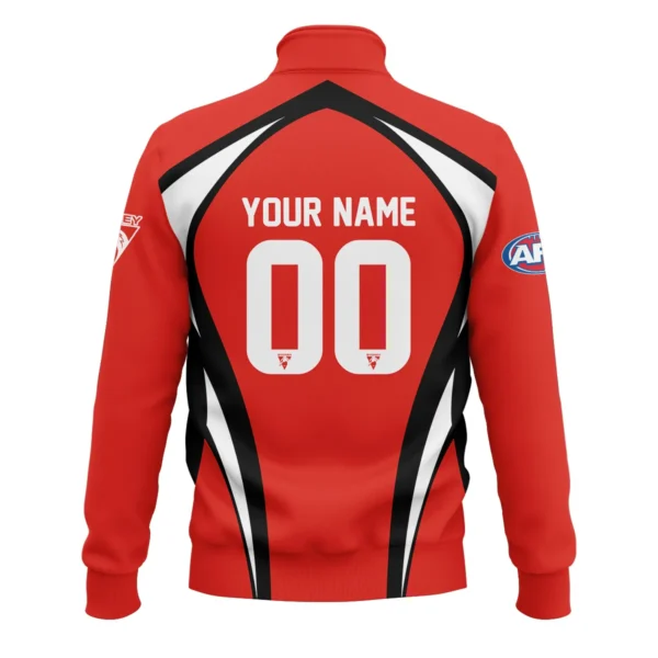 Sydney Swans AFL Exclusive Logo Quarter-Zip Sweatshirt QTVA250625AFL03SYD-QTZ - Image 3
