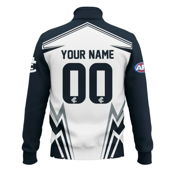 Carlton Blues AFL Exclusive Logo Quarter-Zip Sweatshirt QTVA270625AFL04CARL-QTZ - Image 3