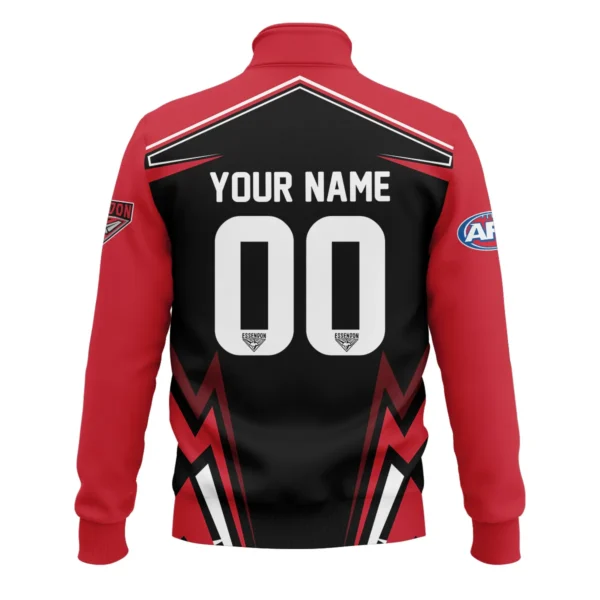 Essendon Bombers AFL Exclusive Logo Quarter-Zip Sweatshirt QTVA270625AFL04ESS-QTZ - Image 3