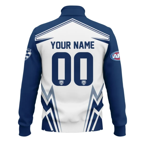Geelong Cats AFL Exclusive Logo Quarter-Zip Sweatshirt QTVA270625AFL04GEEL-QTZ - Image 3