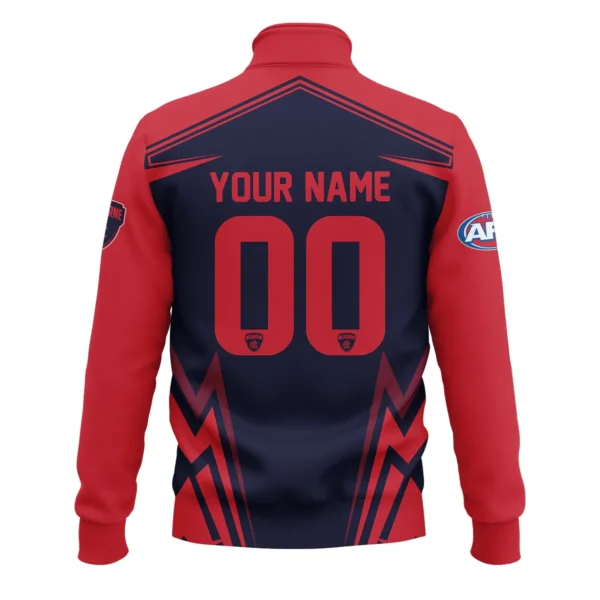 Melbourne Demons AFL Exclusive Logo Quarter-Zip Sweatshirt QTVA270625AFL04MELB-QTZ - Image 3