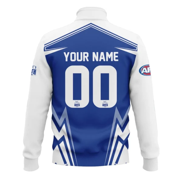 North Melbourne Kangaroos AFL Exclusive Logo Quarter-Zip Sweatshirt QTVA270625AFL04NMFC-QTZ - Image 3