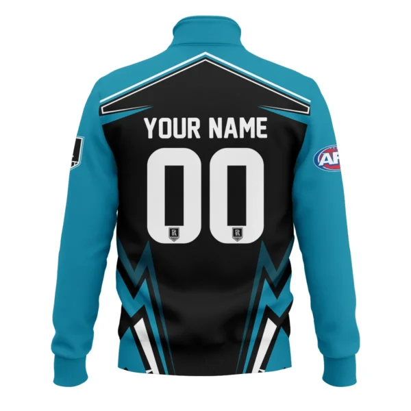 Port Adelaide Power AFL Exclusive Logo Quarter-Zip Sweatshirt QTVA270625AFL04PORT-QTZ - Image 3