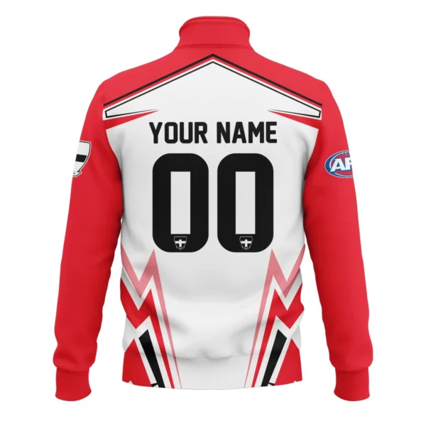 St Kilda Saints AFL Exclusive Logo Quarter-Zip Sweatshirt QTVA270625AFL04STK-QTZ - Image 3