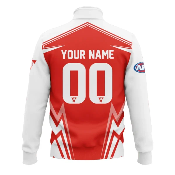 Sydney Swans AFL Exclusive Logo Quarter-Zip Sweatshirt QTVA270625AFL04SYD-QTZ - Image 3