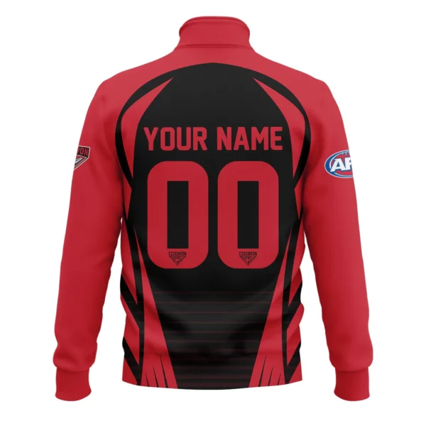 Essendon Bombers AFL Exclusive Logo Quarter-Zip Sweatshirt QTVA280625AFL05ESS-QTZ - Image 3