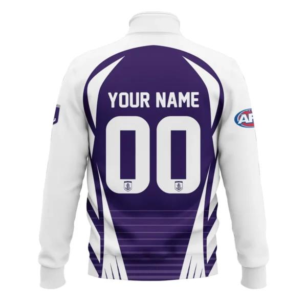 Fremantle Dockers AFL Exclusive Logo Quarter-Zip Sweatshirt QTVA280625AFL05FRE-QTZ - Image 3