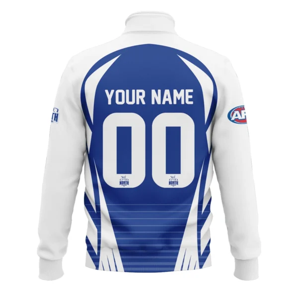 North Melbourne Kangaroos AFL Exclusive Logo Quarter-Zip Sweatshirt QTVA280625AFL05NMFC-QTZ - Image 3