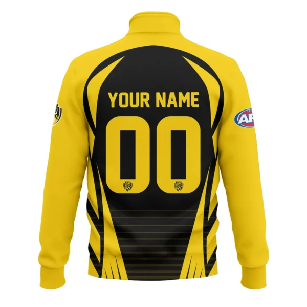Richmond Tigers AFL Exclusive Logo Quarter-Zip Sweatshirt QTVA280625AFL05RICH-QTZ - Image 3