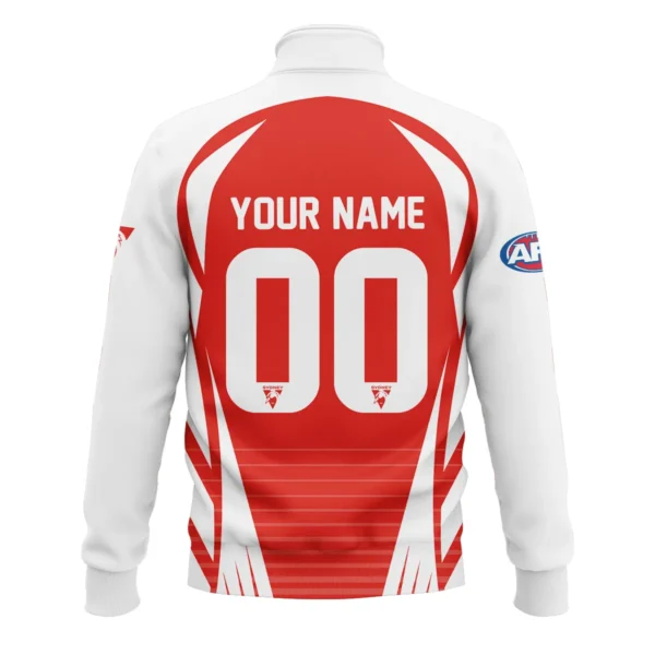 Sydney Swans AFL Exclusive Logo Quarter-Zip Sweatshirt QTVA280625AFL05SYD-QTZ - Image 3
