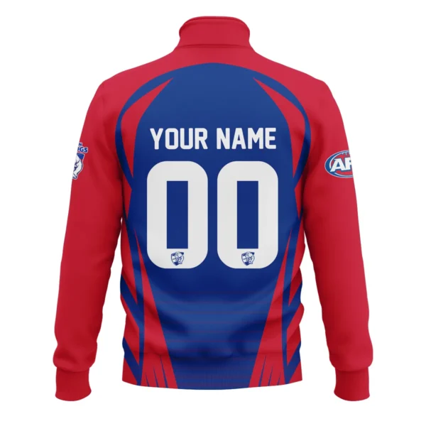 Western Bulldogs AFL Exclusive Logo Quarter-Zip Sweatshirt QTVA280625AFL05WB-QTZ - Image 3