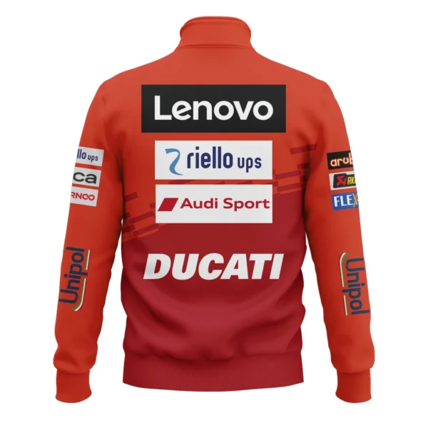Ducati Lenovo Team Exclusive Logo Quarter Zip Sweatshirt QTVAGP060625A2DUC-QTZ - Image 3