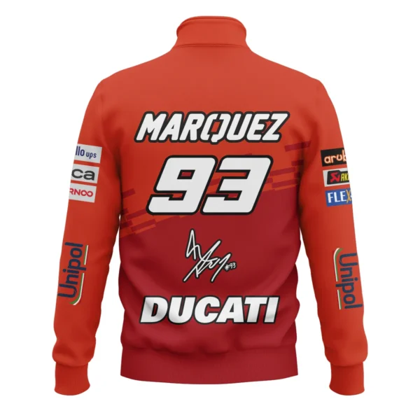 Marc Márquez Ducati Lenovo Team Exclusive Logo Quarter Zip Sweatshirt QTVAGP060625A4DUC-QTZ - Image 3