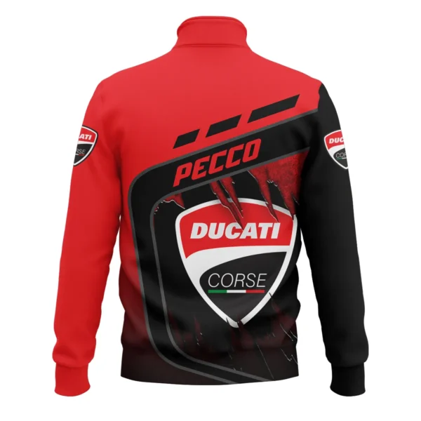 Francesco Bagnaia Ducati Lenovo Team Exclusive Logo Quarter Zip Sweatshirt QTVAGP060625A7DUC-QTZ - Image 3
