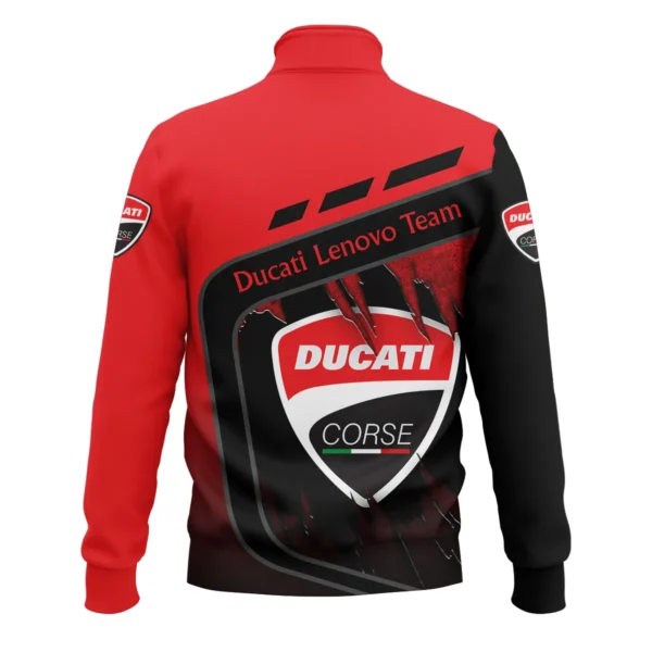 Ducati Lenovo Team Exclusive Logo Quarter Zip Sweatshirt QTVAGP060625A8DUC-QTZ - Image 3