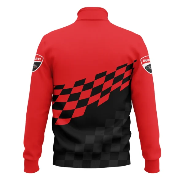 Ducati Lenovo Team Exclusive Logo Quarter Zip Sweatshirt QTVAGP100625A11DUC-QTZ - Image 3