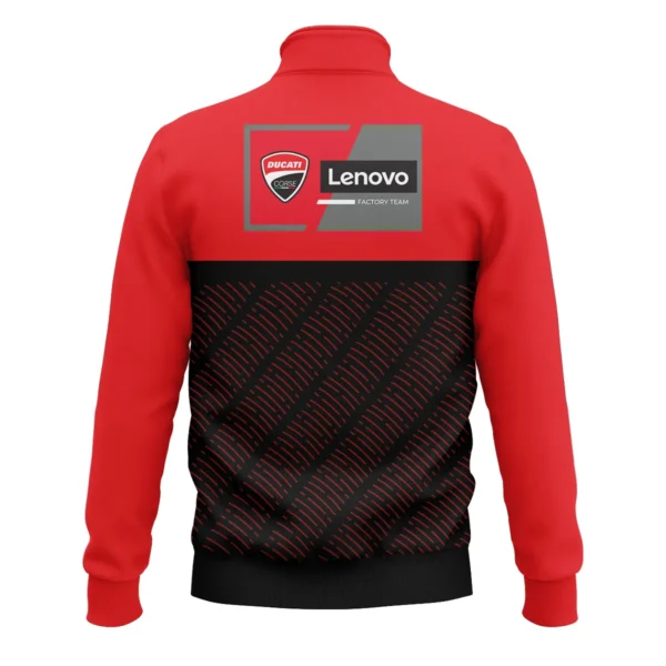 Ducati Lenovo Team Exclusive Logo Quarter Zip Sweatshirt QTVAGP110625A12DUC-QTZ - Image 3