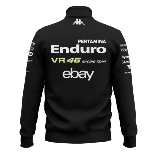VR46 Racing Team Exclusive Logo Quarter Zip Sweatshirt QTVAGP120625A15VR46-QTZ - Image 3