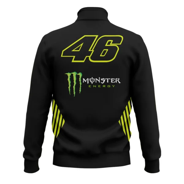 VR46 Racing Team Exclusive Logo Quarter Zip Sweatshirt QTVAGP120625A17VR46-QTZ - Image 3