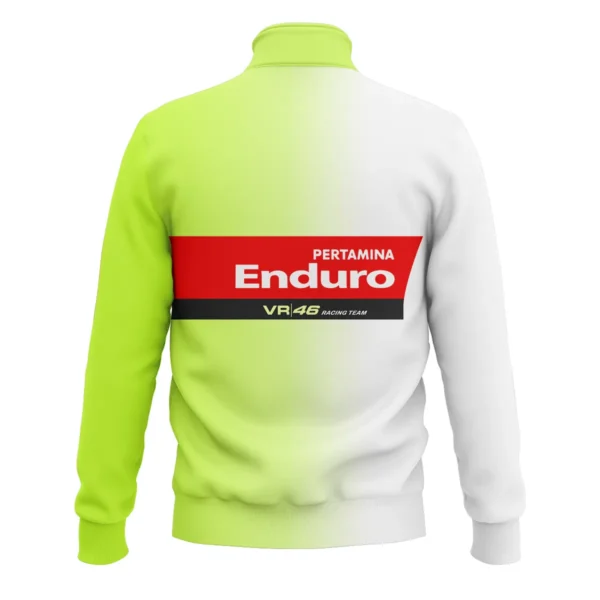 VR46 Racing Team Exclusive Logo Quarter Zip Sweatshirt QTVAGP130625A19VR46-QTZ - Image 3