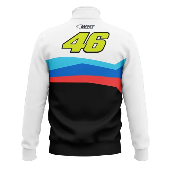 VR46 Racing Team Exclusive Logo Quarter Zip Sweatshirt QTVAGP130625A23VR46-QTZ - Image 3