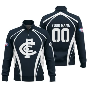 Carlton Blues AFL Exclusive Logo Quarter-Zip Sweatshirt QTVA250625AFL03CARL-QTZ