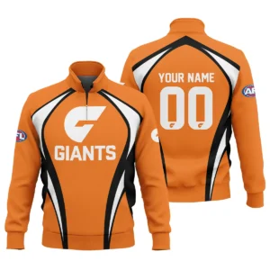 GWS Giants AFL Exclusive Logo Quarter-Zip Sweatshirt QTVA250625AFL03GWS-QTZ