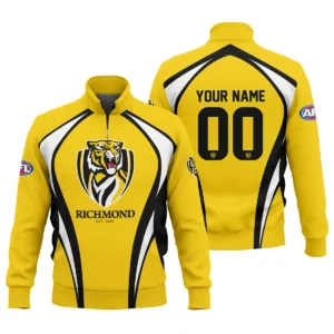Richmond Tigers AFL Exclusive Logo Quarter-Zip Sweatshirt QTVA250625AFL03RICH-QTZ