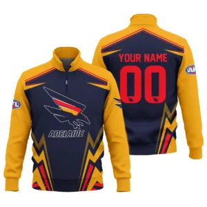 Adelaide Crows AFL Exclusive Logo Quarter-Zip Sweatshirt QTVA270625AFL04ADEL-QTZ