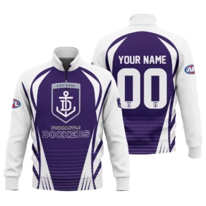 Fremantle Dockers AFL Exclusive Logo Quarter-Zip Sweatshirt QTVA280625AFL05FRE-QTZ
