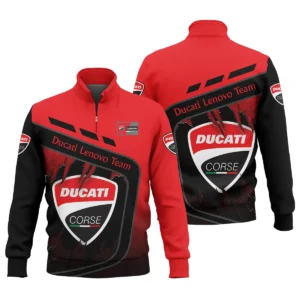 Ducati Lenovo Team Exclusive Logo Quarter Zip Sweatshirt QTVAGP060625A8DUC-QTZ