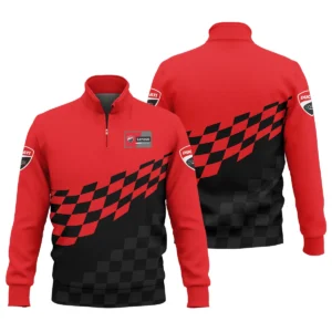 Ducati Lenovo Team Exclusive Logo Quarter Zip Sweatshirt QTVAGP100625A11DUC-QTZ