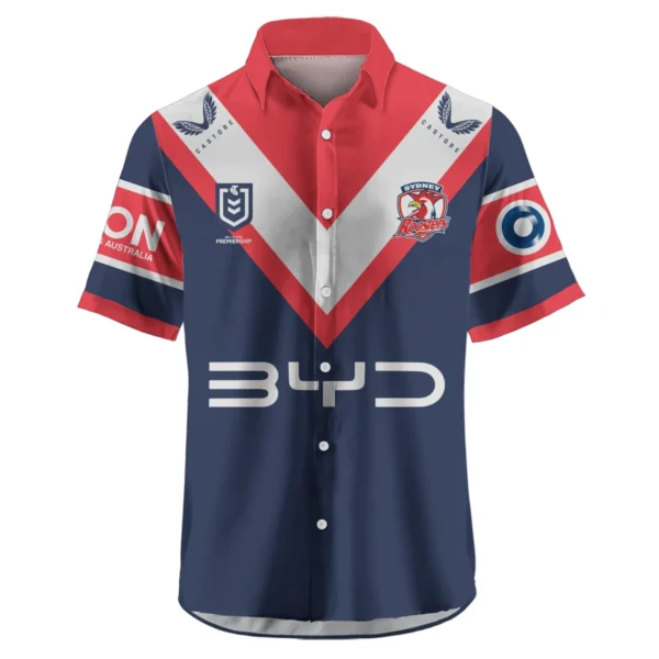 Sydney Roosters NRL Exclusive Logo Hawaiian Shirt QTVA050625NRL01SYD-HW - Image 2