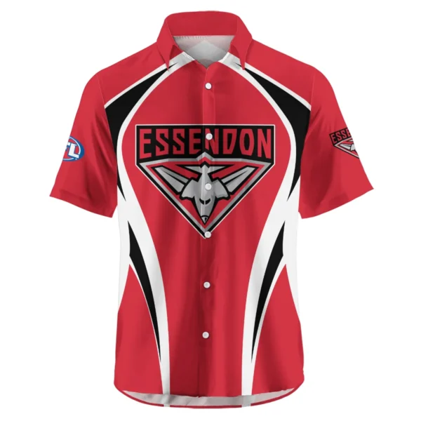 Essendon Bombers AFL Exclusive Logo Hawaiian Shirt QTVA250625AFL03ESS-HW - Image 2