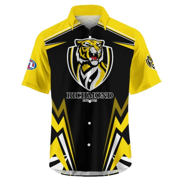 Richmond Tigers AFL Exclusive Logo Hawaiian Shirt QTVA270625AFL04RICH-HW - Image 2