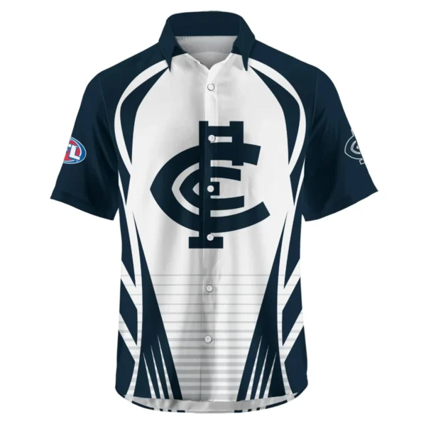 Carlton Blues AFL Exclusive Logo Hawaiian Shirt QTVA280625AFL05CARL-HW - Image 2