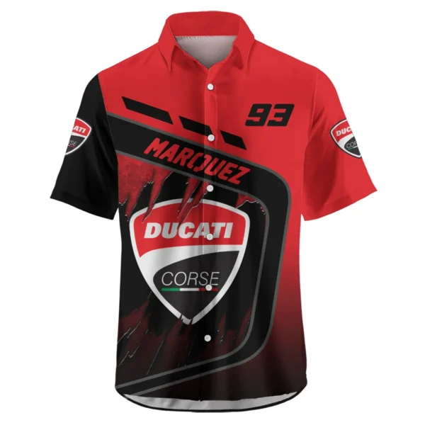 Marc Márquez Ducati Lenovo Team Exclusive Logo Hawaiian Shirt QTVAGP060625A6DUC-HW - Image 2