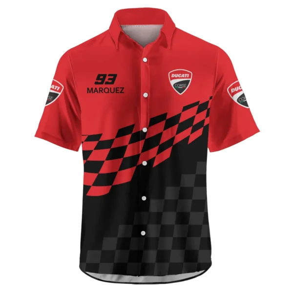 Marc Márquez Ducati Lenovo Team Exclusive Logo Hawaiian Shirt QTVAGP100625A10DUC-HW - Image 2